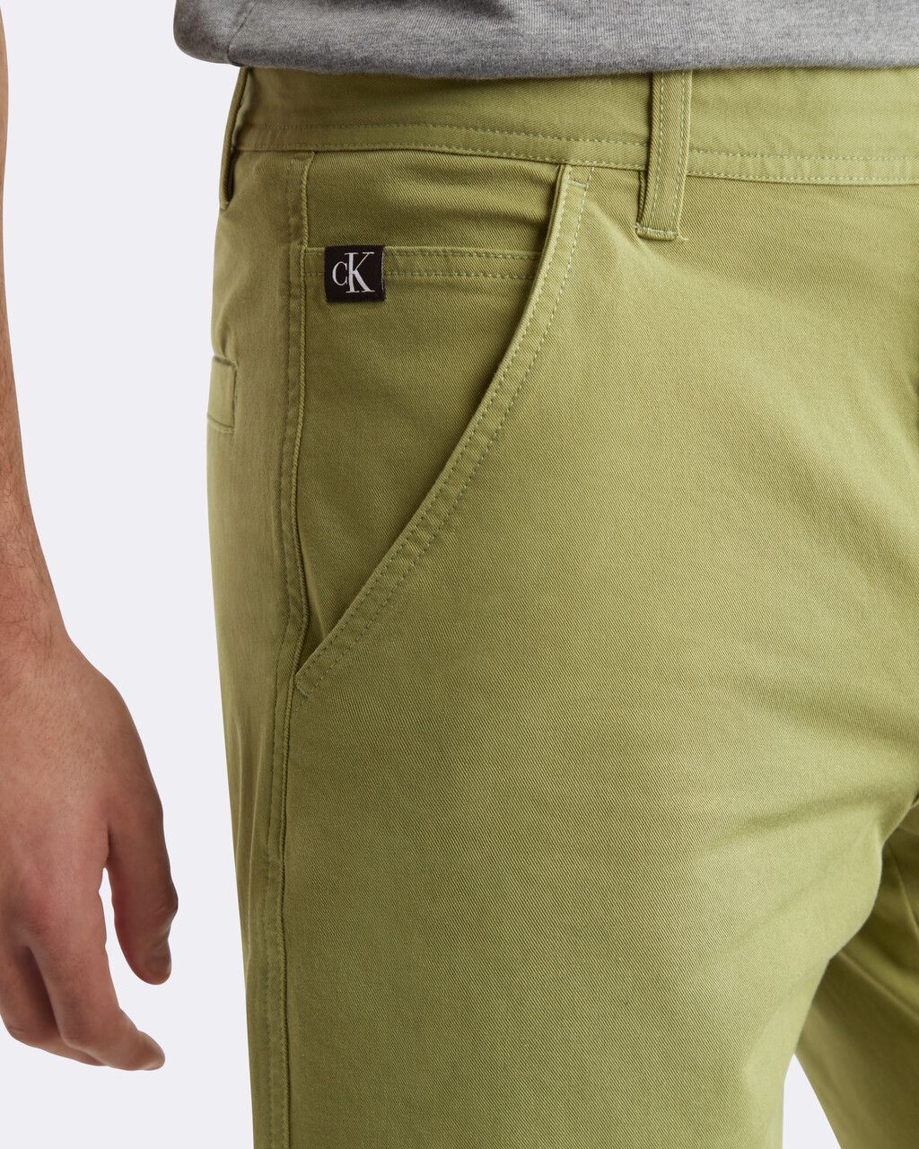 Calvin Klein - Quần ngắn CK nam Straight Chino Shorts