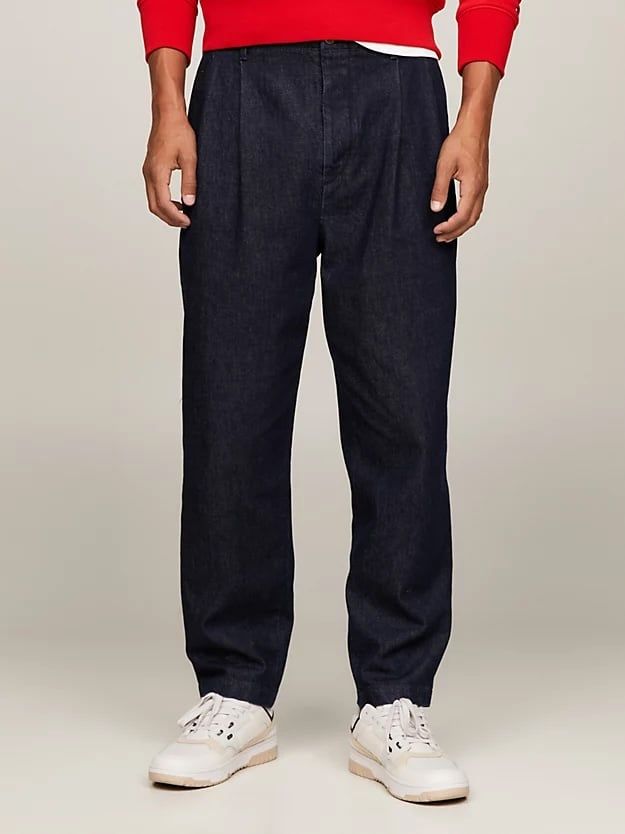 Tommy Hilfiger - Quần jeans nam Denim Pleated Relaxed Fit Chinos