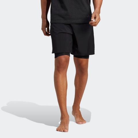 adidas - Quần ngắn Nam Yoga Training 2-in-1 Shorts