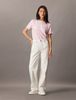 Calvin Klein - Quần jeans dài CK nữ Signature 90S Straight Chalk