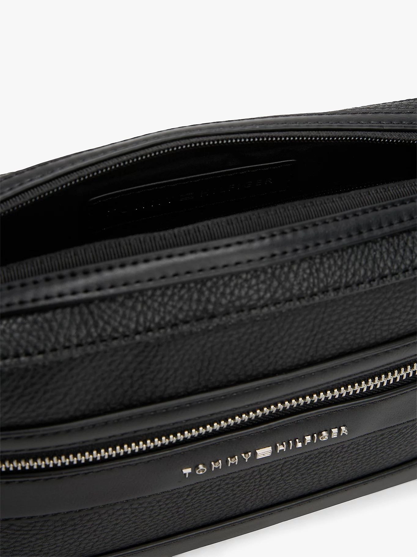 Tommy Hilfiger - Túi đeo chéo nam Pebble Grain Double Zip Messenger Bag