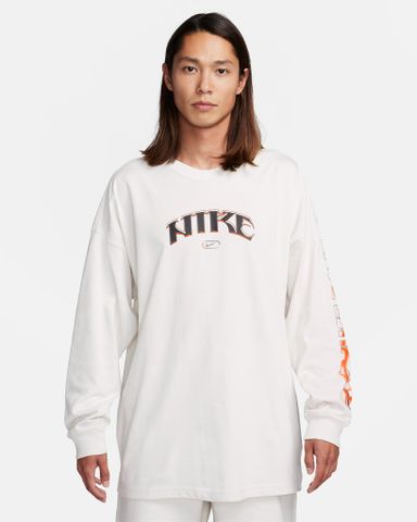 Nike - Áo tay dài thể thao Nam Men's Oversized Long-Sleeve T-Shirt