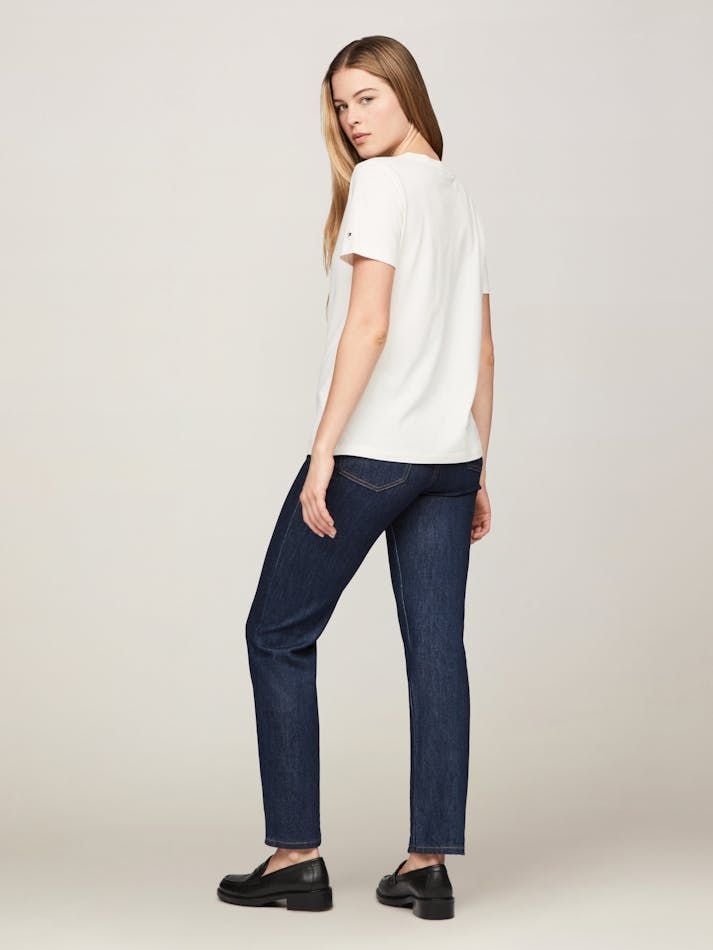 Tommy Hilfiger - Áo thun tay ngắn nữ Regular Script Crew Neck T-Shirt