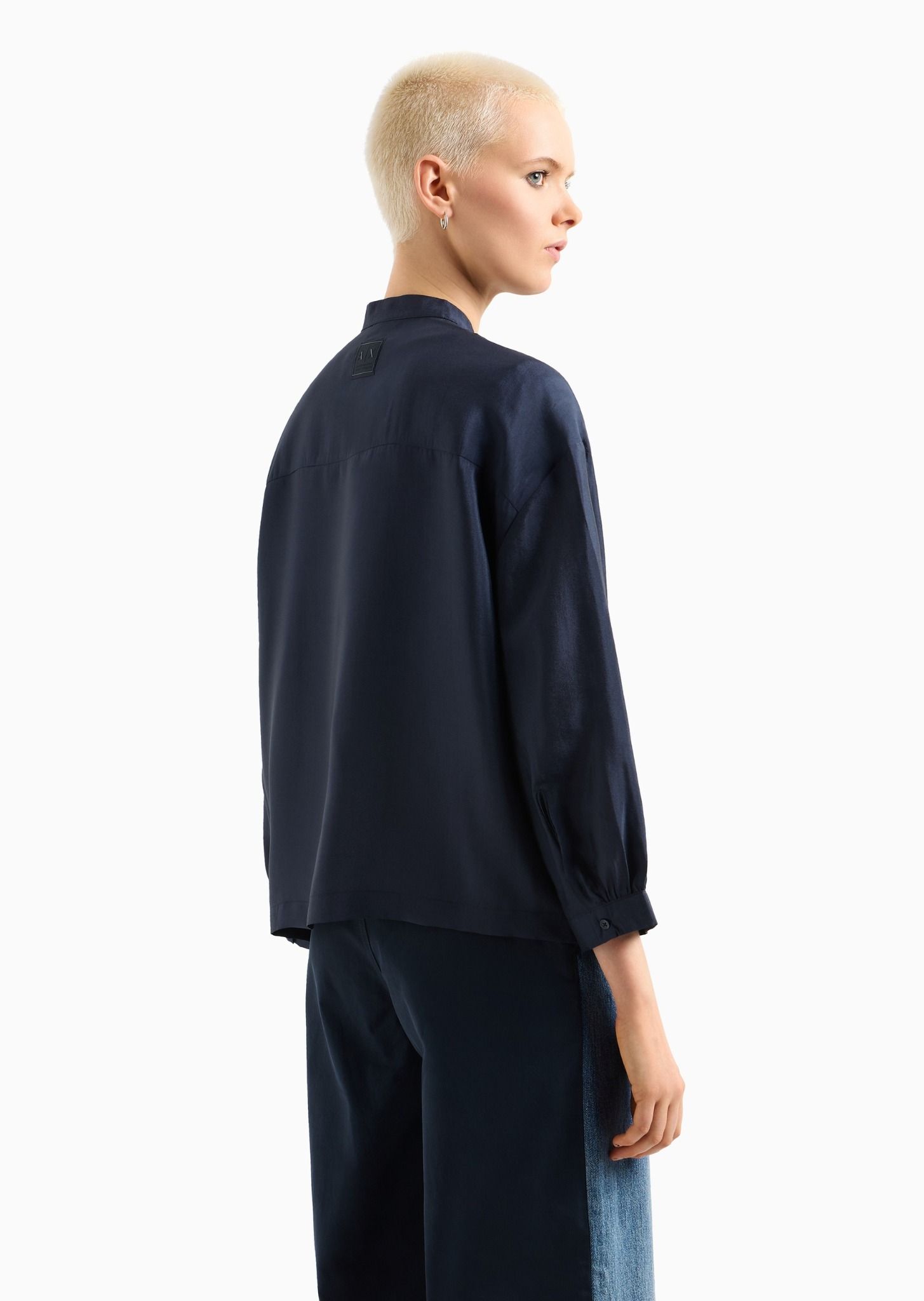 Armani Exchange - Áo sơ mi tay dài Nữ Premium Women's Shirt