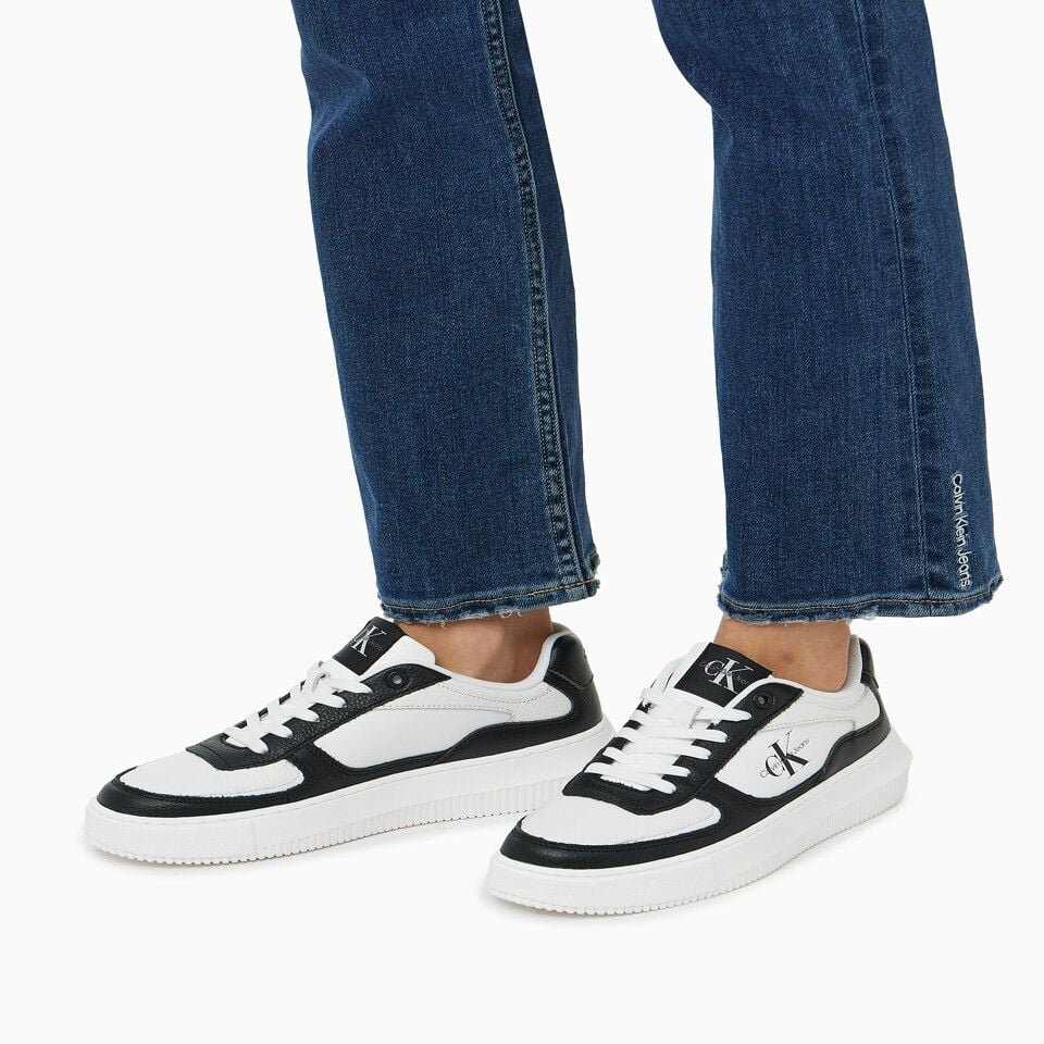 Calvin Klein - Giày CK nam Chunky Cupsole Low Leather Meta Shoes