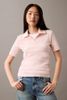 Calvin Klein - Áo polo tay ngắn CK nữ Slim Fit V-Neck Polo