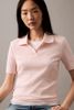 Calvin Klein - Áo polo tay ngắn CK nữ Slim Fit V-Neck Polo