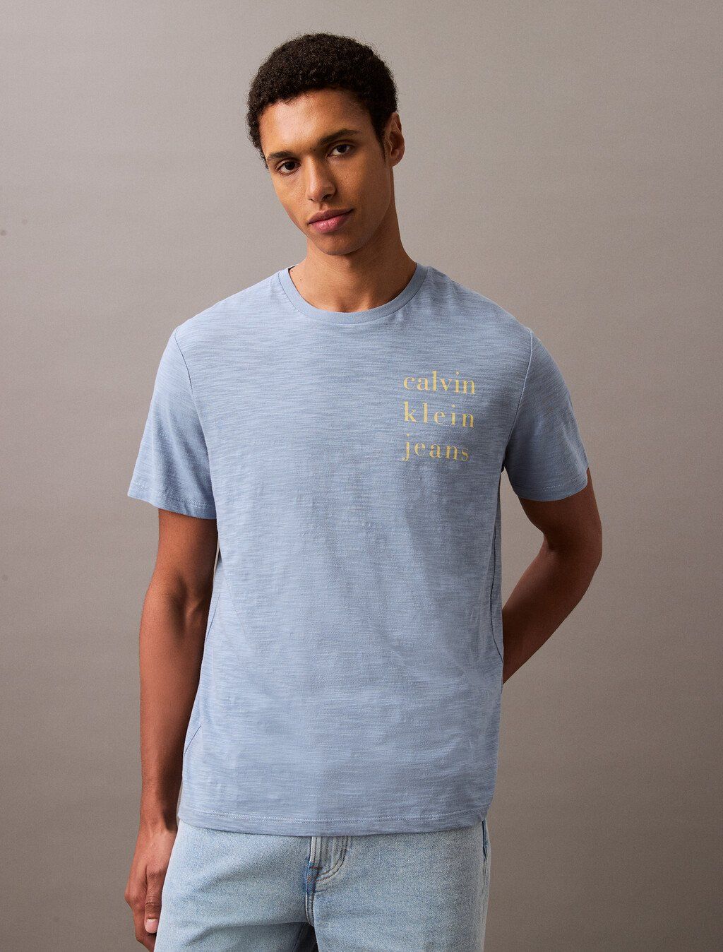 Calvin Klein - Áo thun tay ngắn nam CK Logo T-shirt