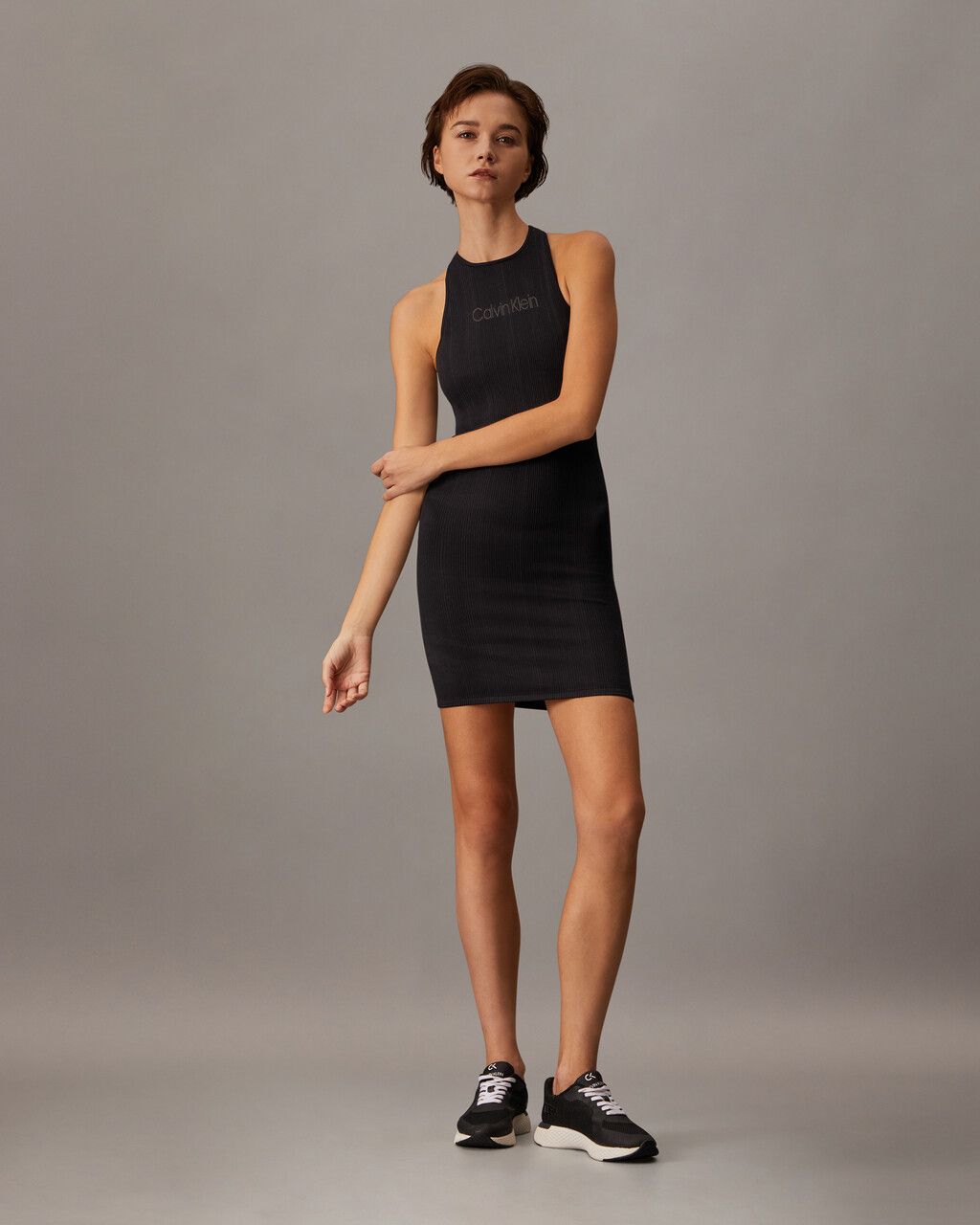 Calvin Klein - Đầm thể thao CK nữ Essential Ribbed Seamless Dress