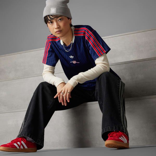 adidas - Áo thun đá banh Nam Arsenal Terrace Icons Jersey