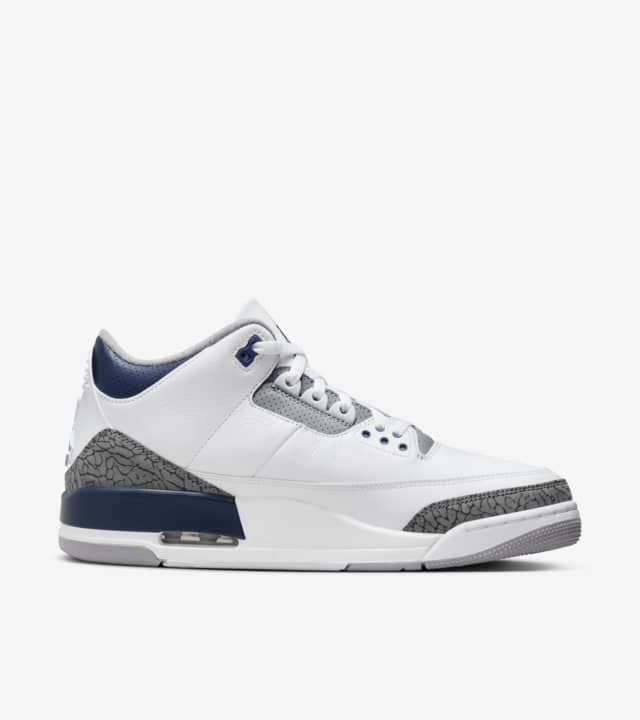 Nike - Giày thời trang thể thao Nam Air Jordan 3 Midnight Navy