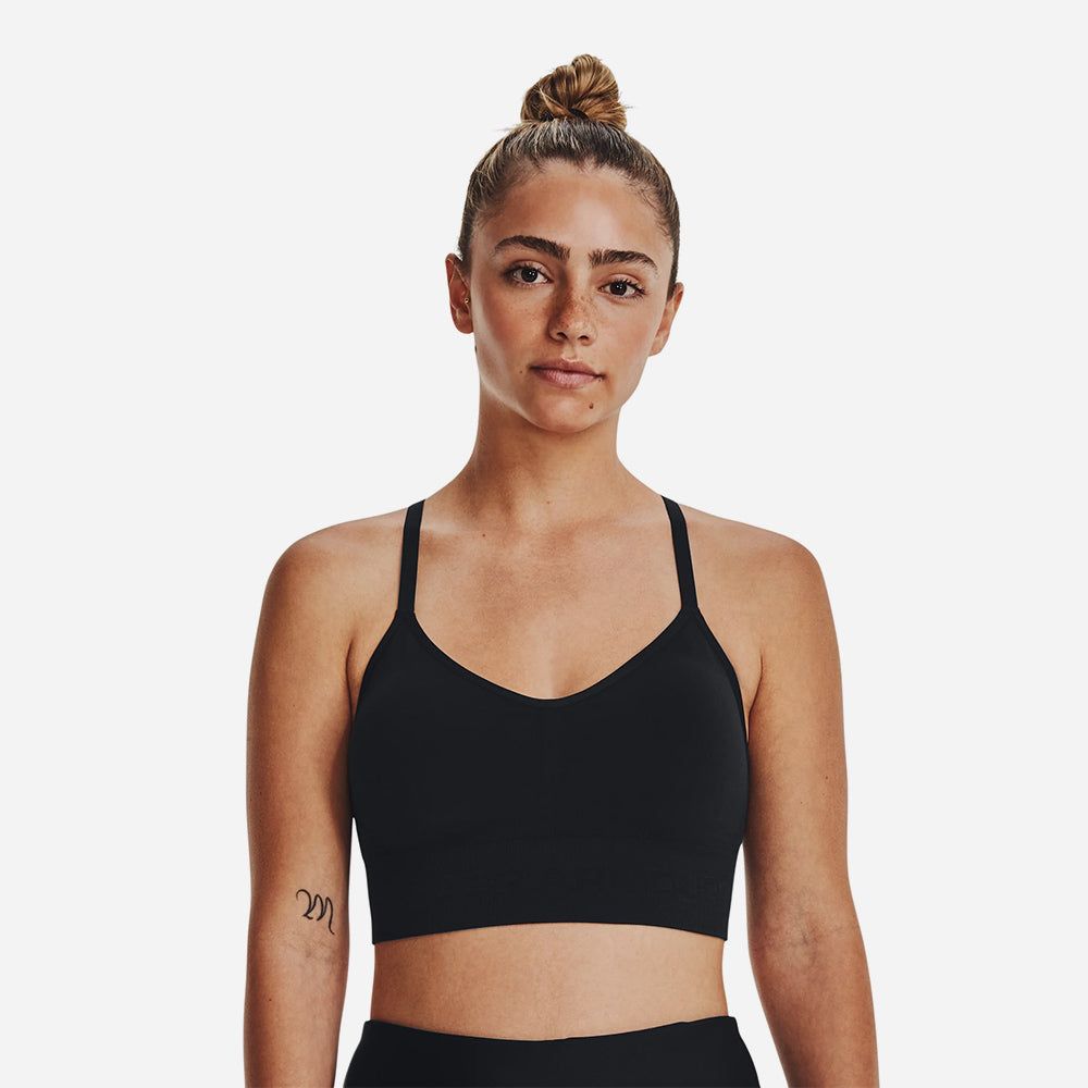 Under Armour - Áo ngực hỗ trợ nhẹ nữ Train Seamless Low Training Bra