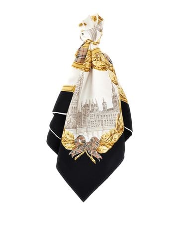 Burberry - Khăn choàng nam nữ Monument print scarf