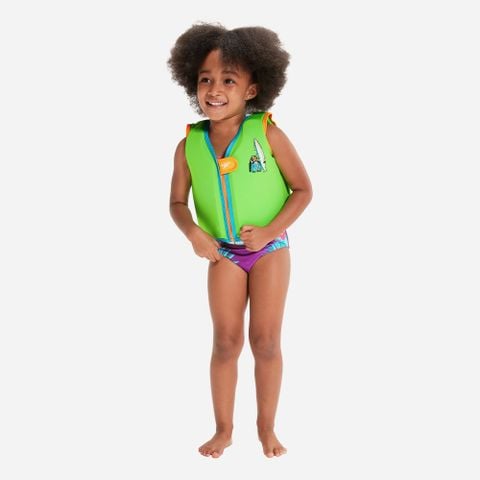 Speedo - Áo phao bơi trẻ em Printed Float Vest Swimming - 3