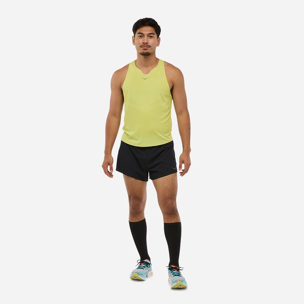Hoka - Áo thun ba lỗ nam Race Day Singlet Running