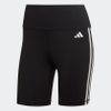 adidas - Quần ngắn ống bó Nữ Training Essentials 3-Stripes High-Waisted Short Leggings