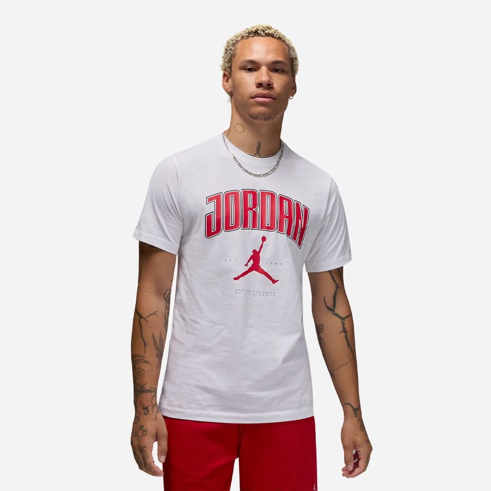Nike - Áo thun bóng rổ Nam Jordan City 88 Crew Tee