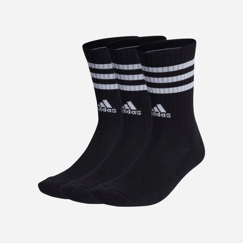 adidas - Vớ tất Nam Nữ 3-Stripes Cushioned Crew Socks 3 Pairs