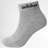 adidas - Vớ tất cổ ngắn Nam Nữ Linear Ankle Socks 3 Pairs