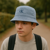 Calvin Klein - Nón rộng vành CK nam Small Monogram Bucket Hat