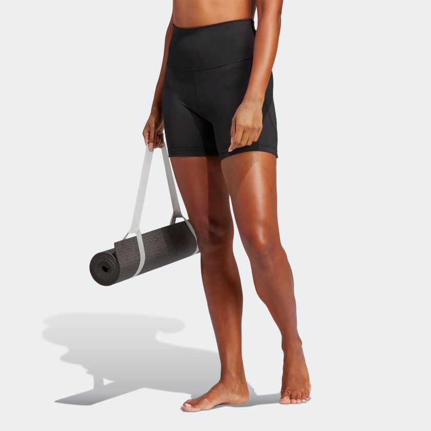 adidas - Quần ngắn ống bó Nữ Yoga Studio Five-Inch Short Leggings