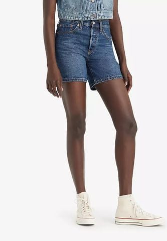 Levi's - Quần jeans ngắn nữ Women's 501® Mid-Thigh Shorts