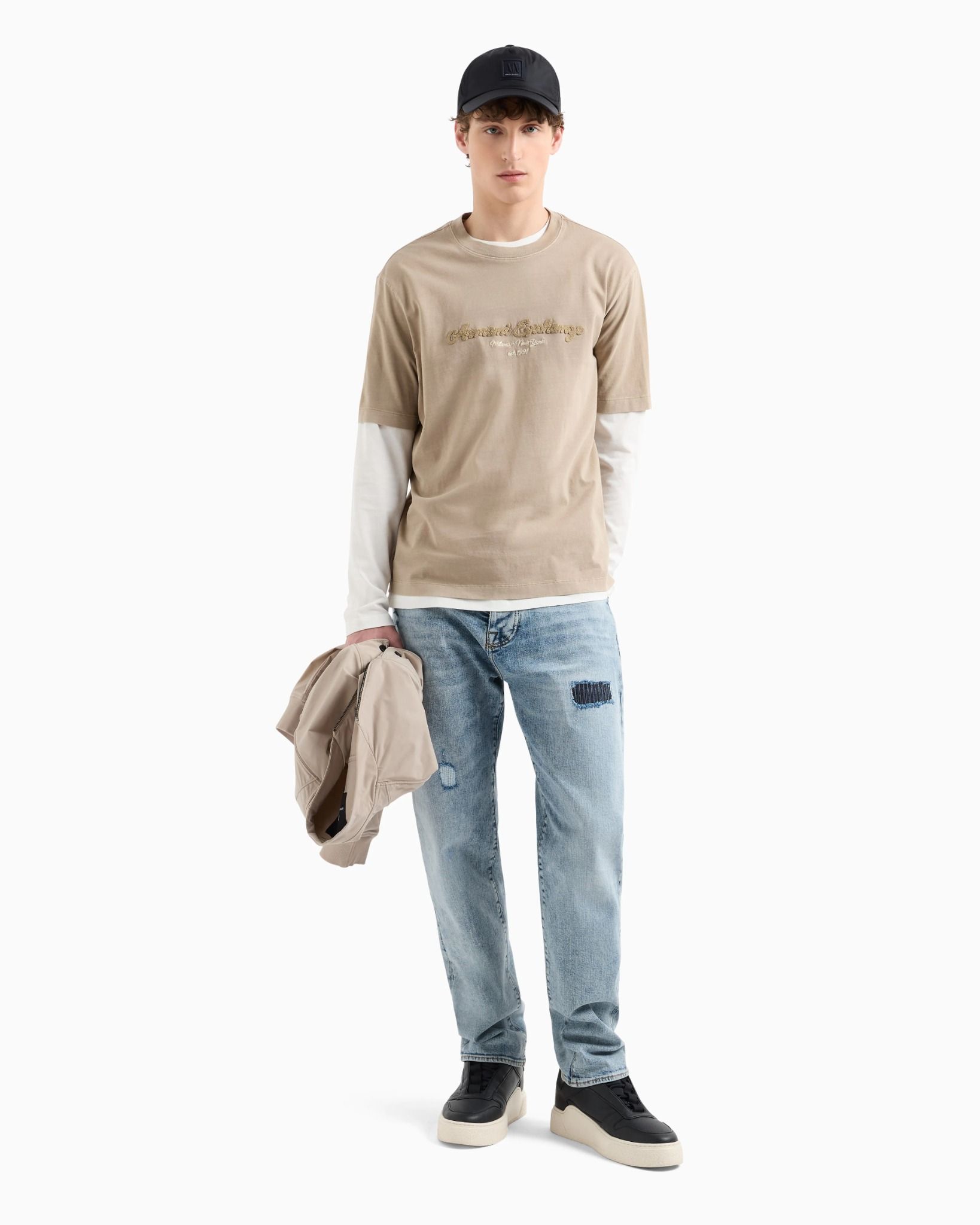 Armani Exchange - Áo thun thời trang nam Ax Premium Cotton T-Shirt