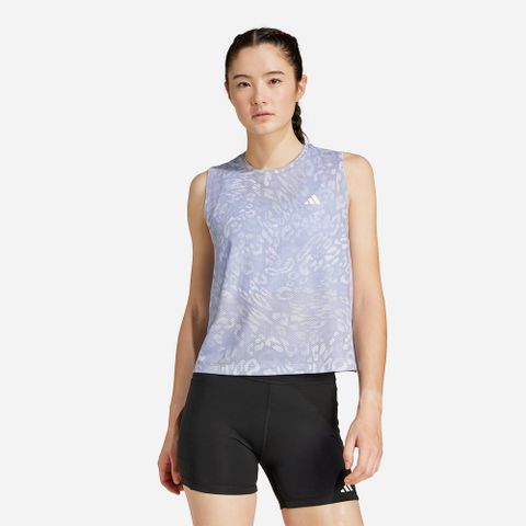 adidas - Áo thun ba lỗ chạy bộ Nữ Own The Run Running Tank - Blue