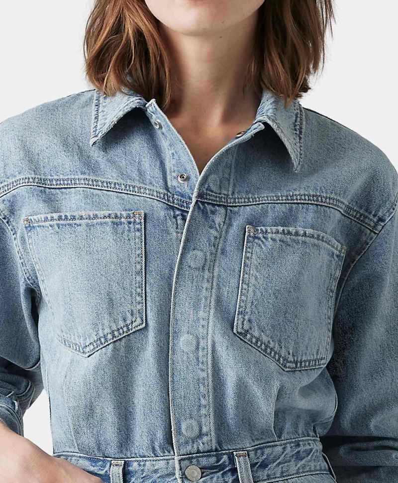 Levi's - Đầm nữ Women's Denim Midi Shirt Dress