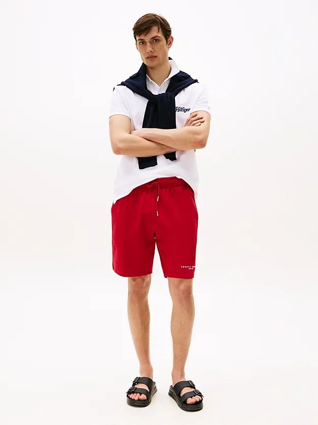 Tommy Hilfiger - Áo polo tay ngắn nam Regular Fit Logo Embroidery Polo Shirt