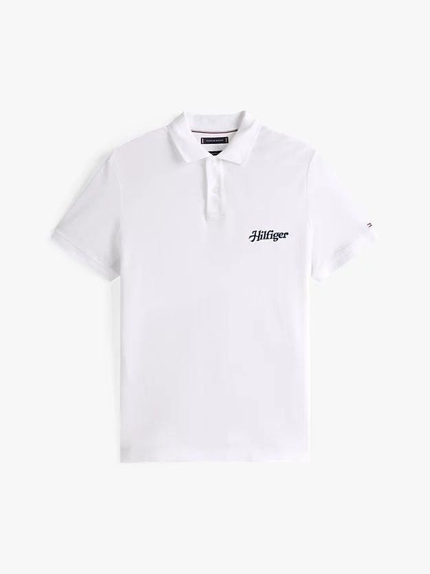Tommy Hilfiger - Áo polo tay ngắn nam Regular Fit Logo Embroidery Polo Shirt
