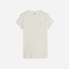 Puma - Áo tay ngắn nữ Classics Ribbed Slim Tee Lifestyle