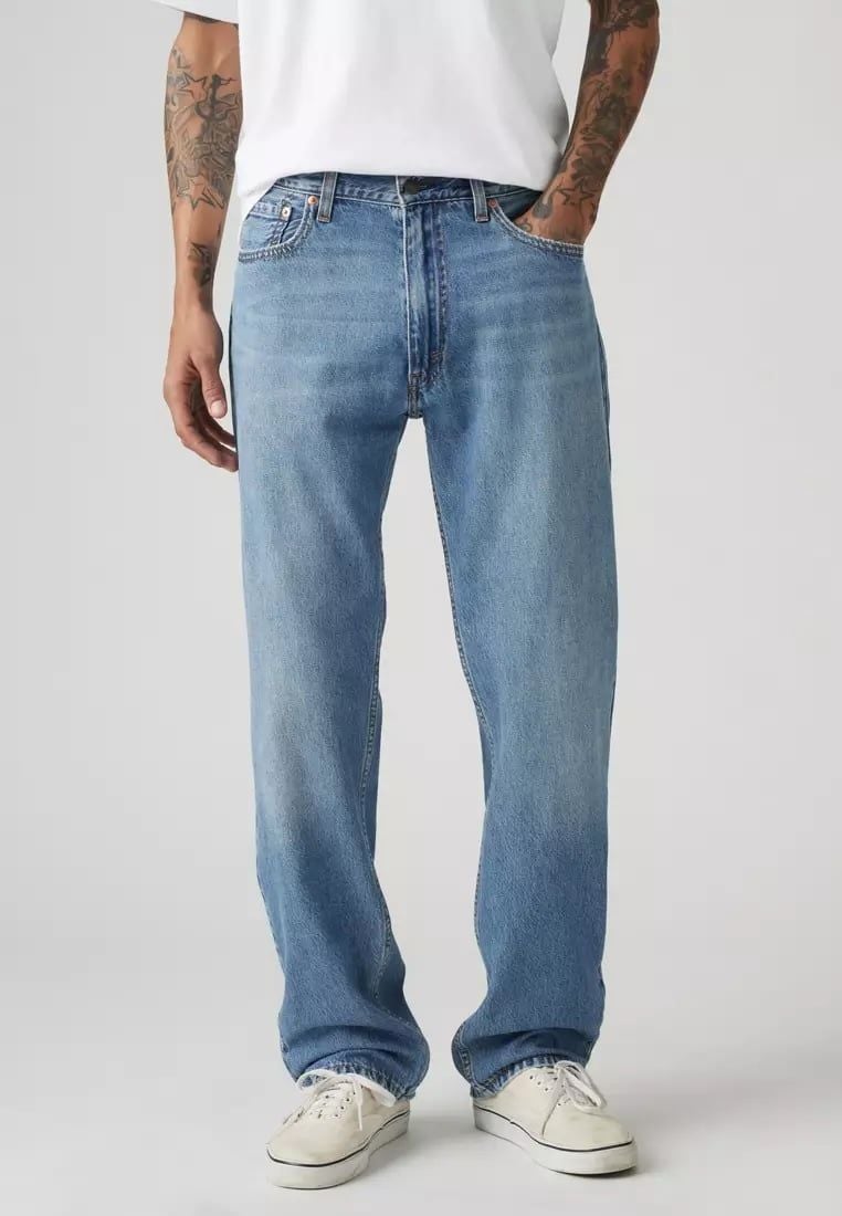 Levi's - Quần jeans dài nam Men's 555™ Relaxed Straight Jeans