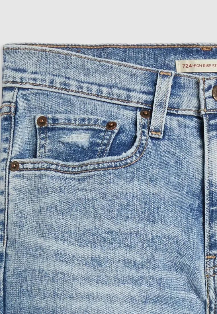 Levi's - Quần jeans dài nữ Women's 724 High-Rise Straight Jeans