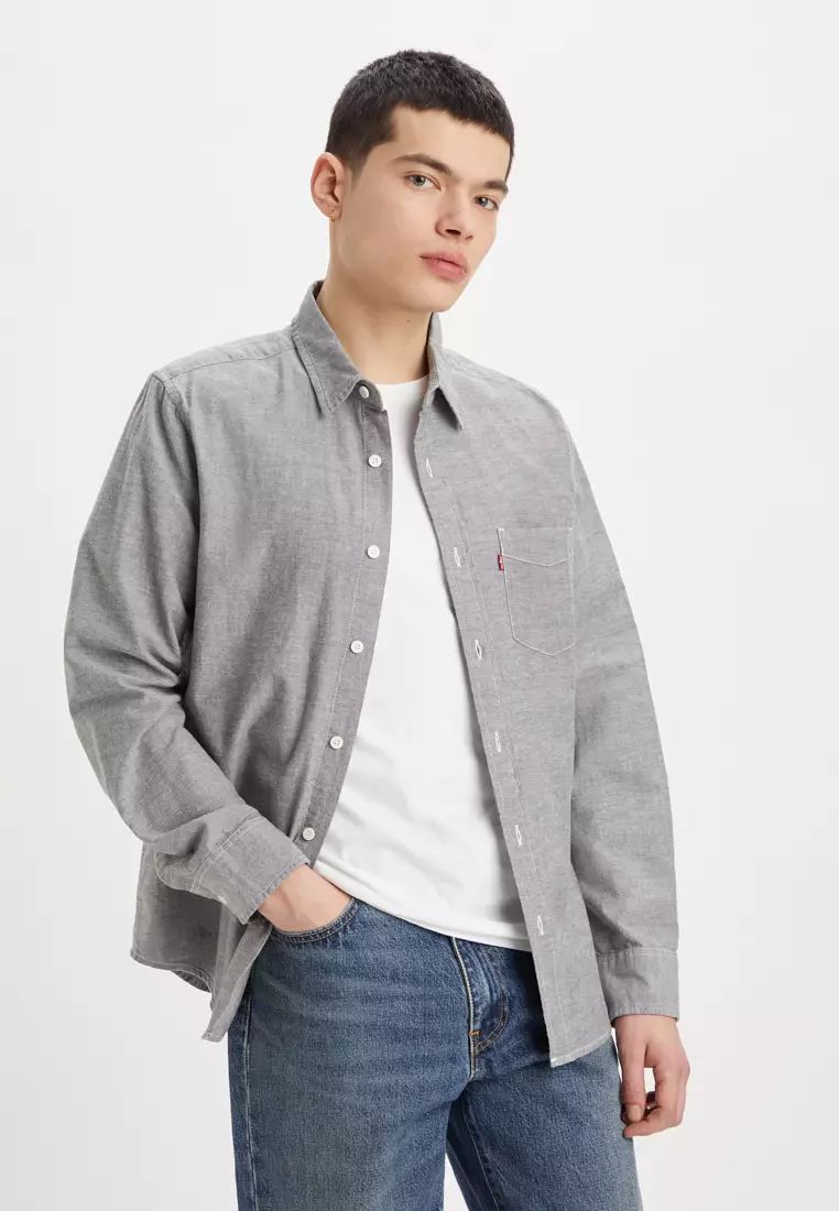 Levi's - Áo sơ mi tay dài nam Men's Classic Pocket Standard Fit Shirt