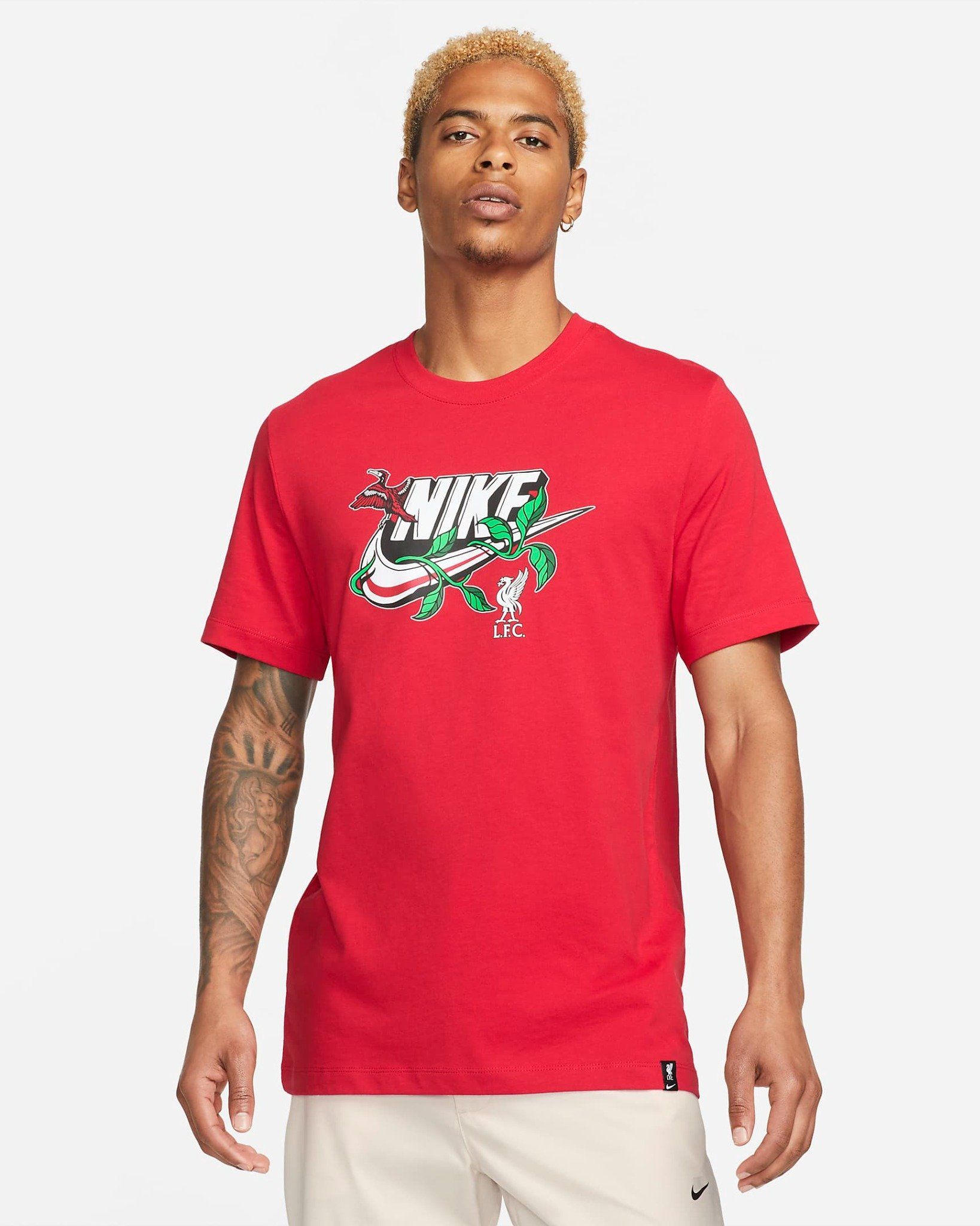 Nike - Áo đá banh Nam Liverpool FC T-Shirt