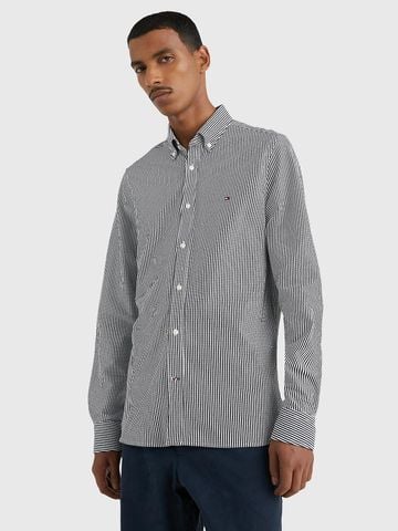 Tommy Hilfiger - Áo sơ mi tay dài nam 1985 Knit Stripe Casual Shirt