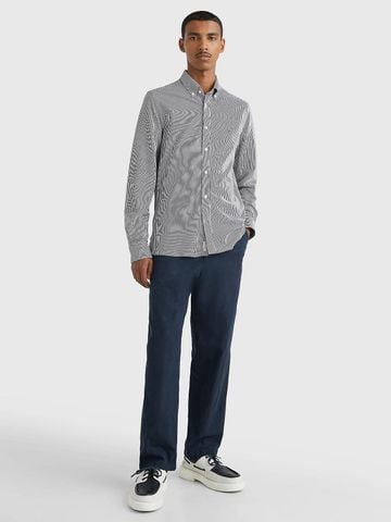 Tommy Hilfiger - Áo sơ mi tay dài nam 1985 Knit Stripe Casual Shirt - 4