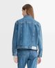 Calvin Klein - Áo khoác jeans nữ Washed Denim Jacket