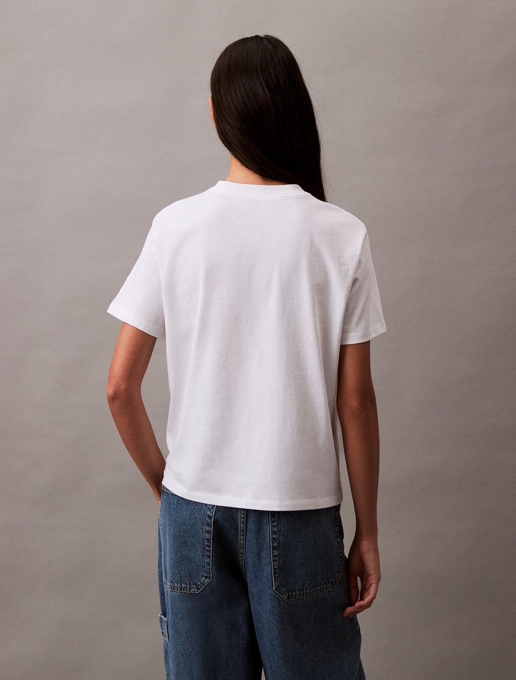 Calvin Klein - Áo thun tay ngắn CK nữ Hero Classic Monogram T-shirt
