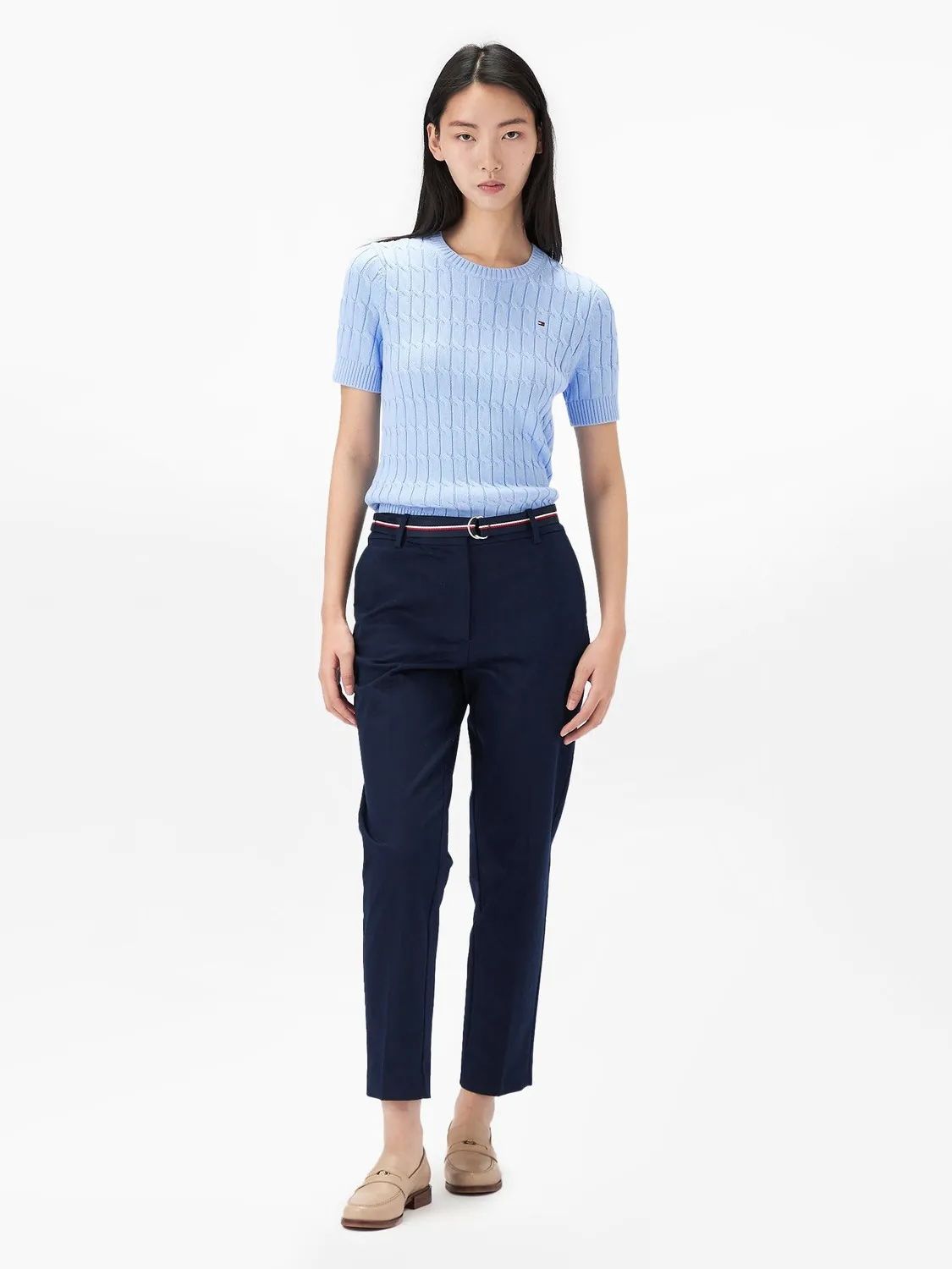 Tommy Hilfiger - Quần tây dài nữ TH Premium London Slim Ankle Pants