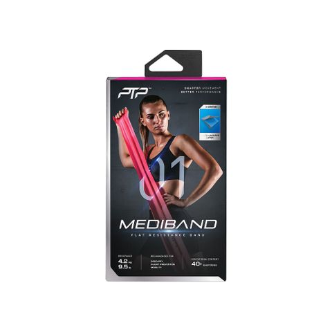Ptp - Dụng cụ kháng lực tập gym nam nữ Mediband Ultra Light Pink Training - 2