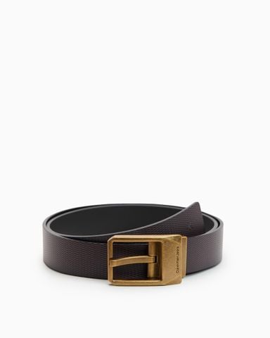 Calvin Klein - Thắt lưng nam Classic Faceted Buckle Reversible Belt