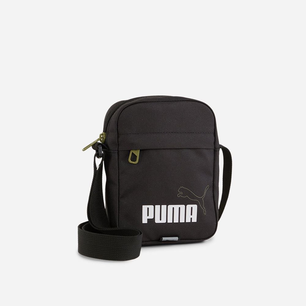 Puma - Túi đeo chéo nam nữ Phase Elemental Portable Black Lifestyle