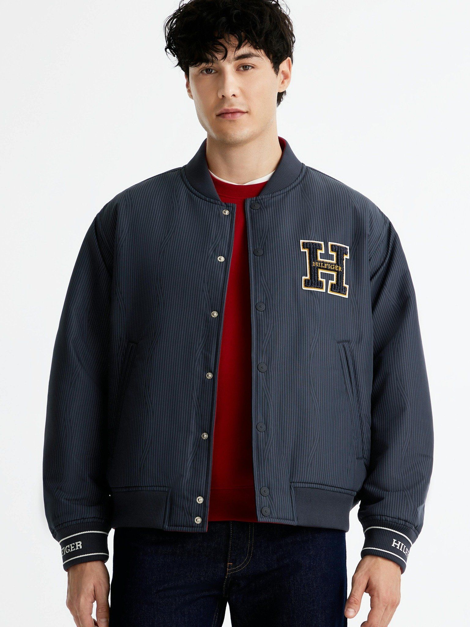 Tommy Hilfiger - Áo ấm tay dài nam Reversible Padded Bomber