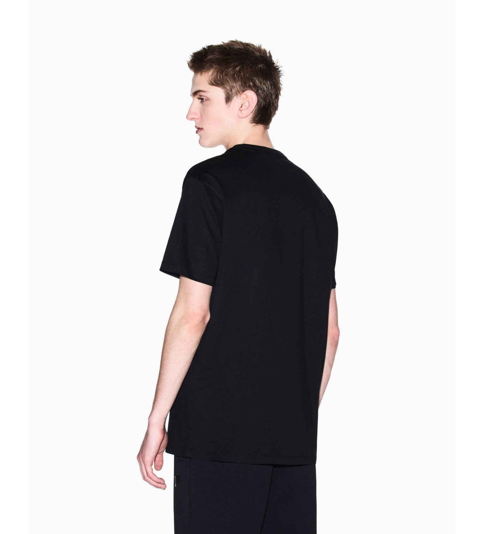 Armani Exchange - Áo phông thời trang nam Ax T-shirt Vinyl black