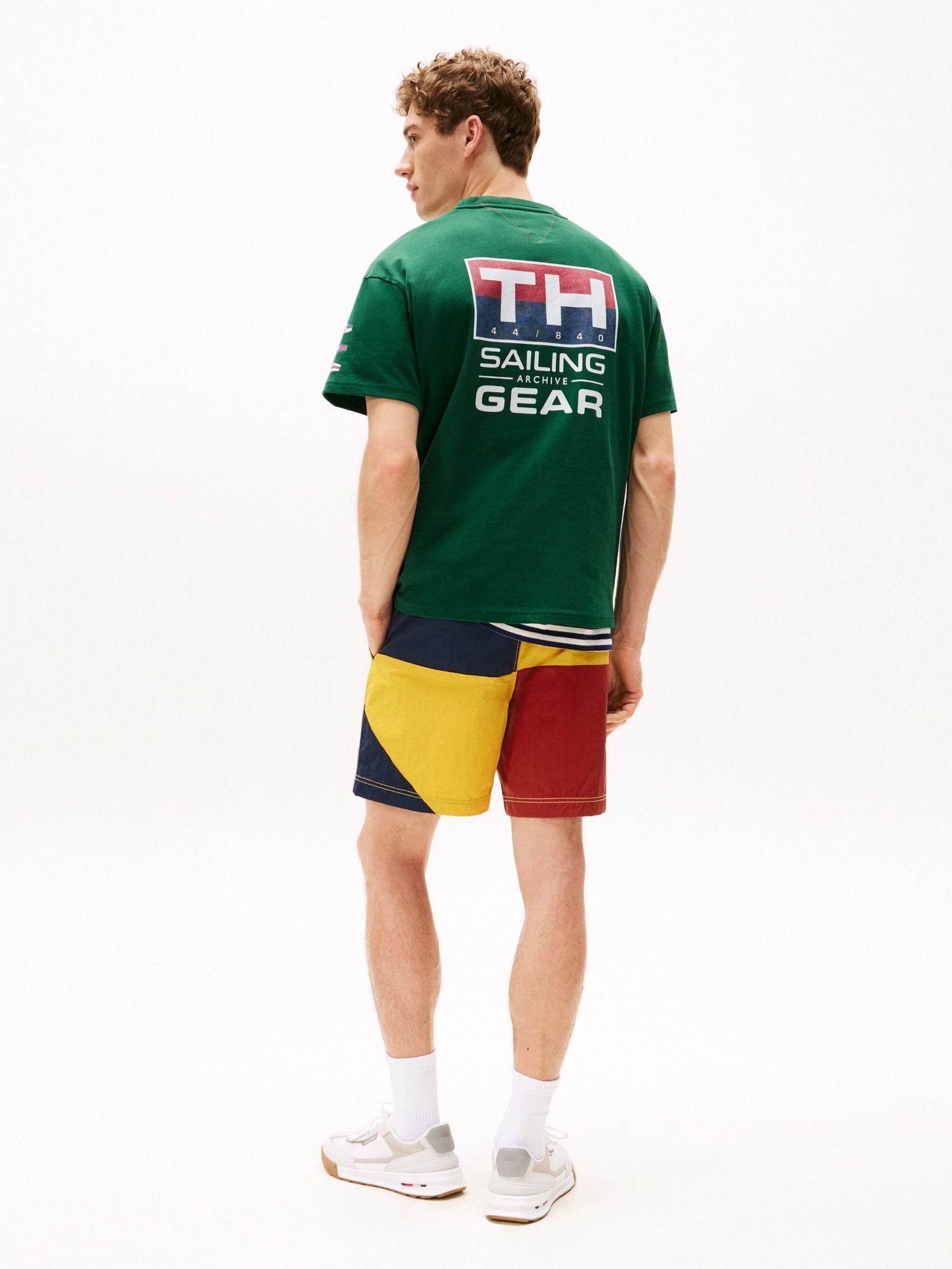 Tommy Hilfiger - Áo thun tay ngắn nam Hilfiger Sailing Relaxed Back Logo T-Shirt