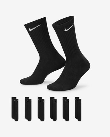 Nike - Bộ sáu đôi Vớ cổ cao Nam Everyday Cushioned Training Crew Socks (6 Pairs)