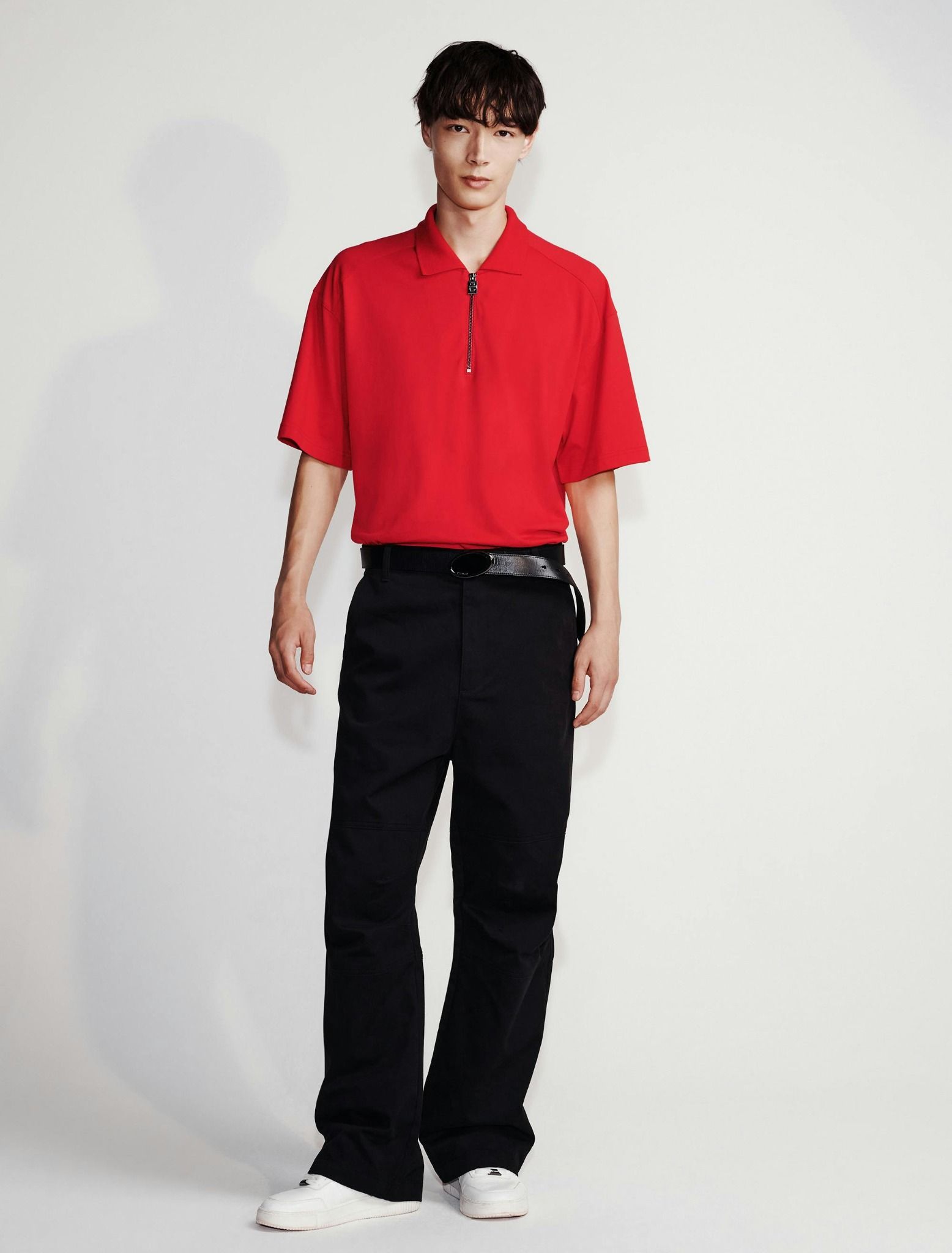 Calvin Klein - Áo polo tay ngắn CK nam Quarter Zip Polo