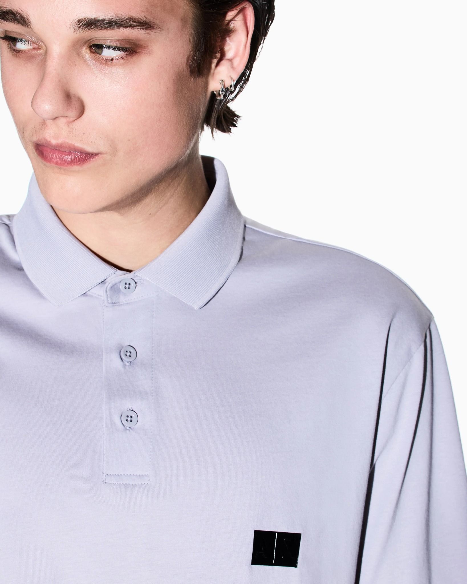 Armani Exchange - Áo polo nam Aix Premium Men's Polo Shirt